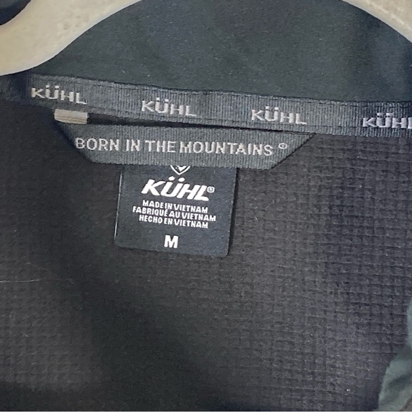 KUHL Born in the Mountains Jacket Mens M Gray Full-Zip Outdoor Hiking Logo - Picture 7 of 16
